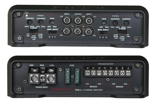 Amplificador Db Drive Spa8.4 De 1000w 4 Ch Clase Ab 2 Ohms C