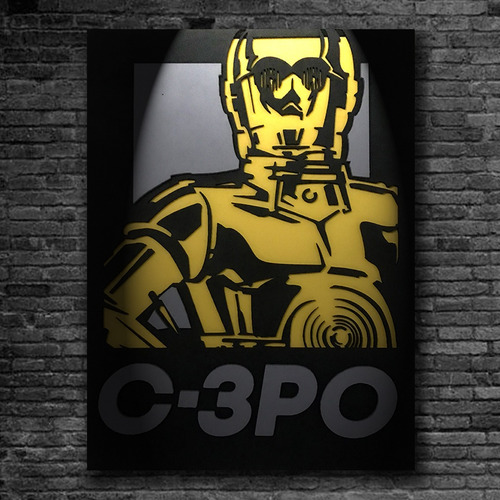 Cuadro Corporeo Star Wars C-3po