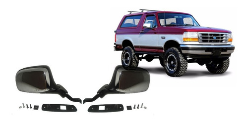 Imagen 1 de 6 de Juego Espejos Cromados P/ford F 150 Bronco 96 97 98 99