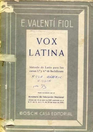 E. Valenti Fiol: Vox Latina