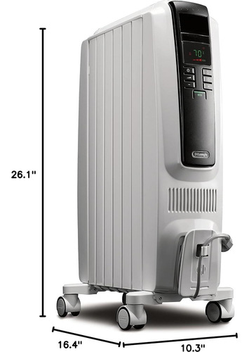 Calentador De Radiador Eléctrico De'longhi Trd40615e 1500w