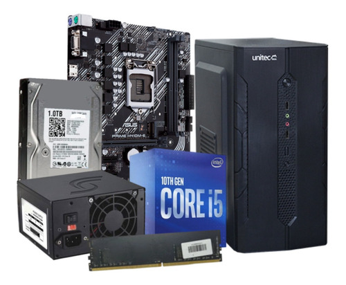 Imagen 2 de 9 de Equipo Torre Intel Core I5 Disco 1000gb Ram 8gb Monitor 22