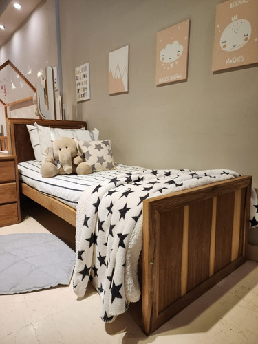 Imagen 1 de 9 de Cama De Una 1 Plaza En Petiribi - Dormitorio Juvenil