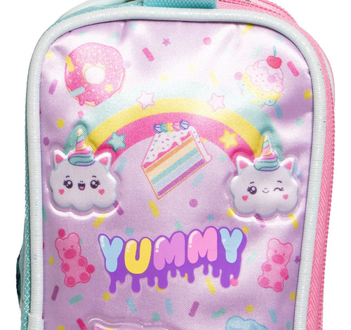 Kit Mochila Mis Pastelitos Lonchera Lap Original Primaria Mo Rosa Rosa