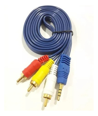 Cable De Audio 3 A 1 Rca Full Sonido 1.5 M Seeline