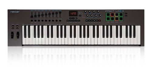 Imagem 3 de 7 de Teclado Controlador Nektar Impact Lx61+ Midi Usb