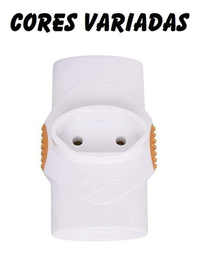 Imagem 3 de 5 de Benjamim Adaptador Pino Tomada Brasil 3 Saidas 10a 250v Nf-e