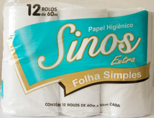 Papel Higiénico Sinos® | 12 Rollos X 60 Mts