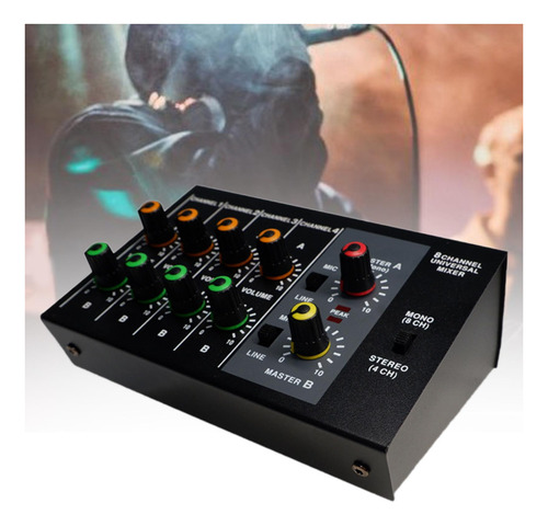 Extensor De Micrófono Mezclador De Audio De 8 Canales