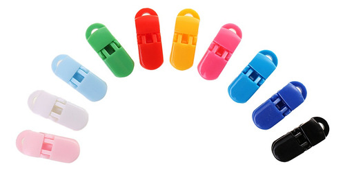 Clips Sujetadores De Chup?n, Colores Surtidos, 20 Uds.