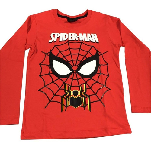 Remera Spiderman El Hombre Araña Niño Doble Estampa Premium