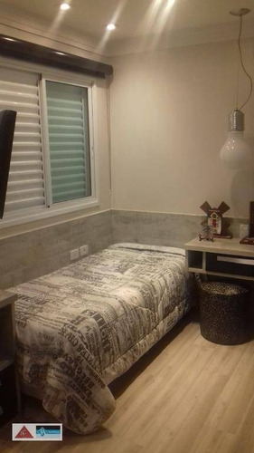 Imagem 21 de 30 de Cobertura Com 3 Dormitórios - Tatuapé - São Paulo/sp - Co0336