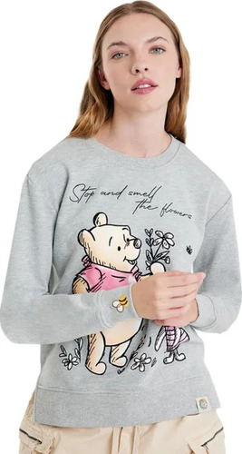 Sudadera Casual Winnie The Pooh Mujer Disney 1202090