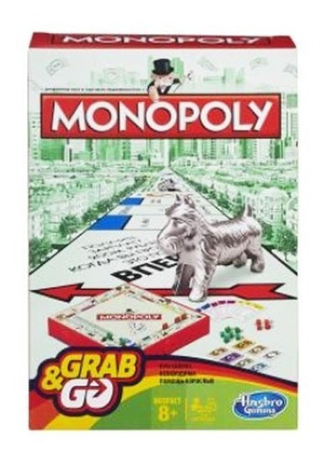 Juego Monopoly Versión De Viaje - Hasbro Original - Banquero