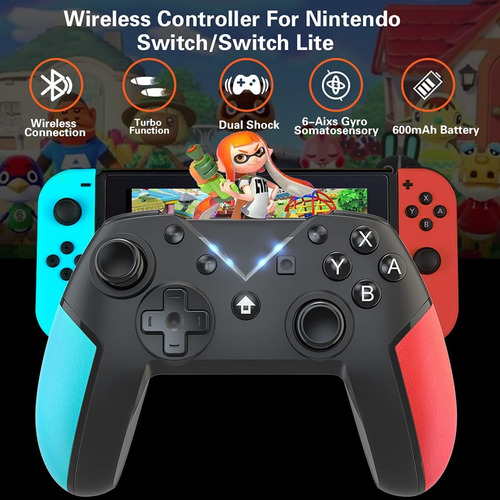 Joystick Para Switch Inalámbrico Pro Gamepad Vibración Sw-11