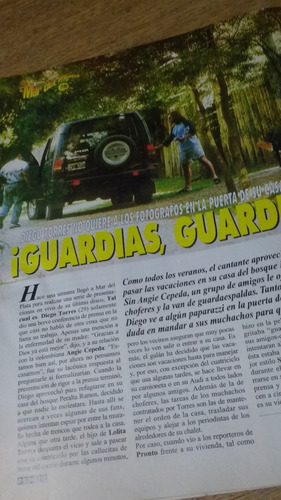 Revista Pronto 234 Año 2001 Diego Torres En Su Casa (Usado)