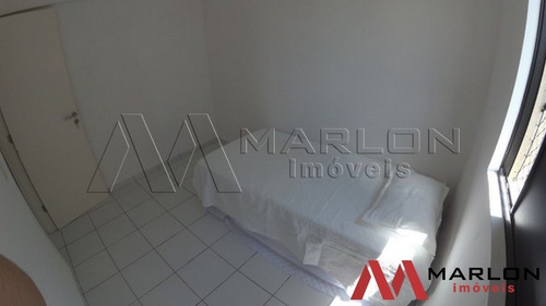 Imagem 6 de 13 de Apartamento Ecogarden Para Locação, 2 Quartos, 46m² - Ponta Negra - Aa00496