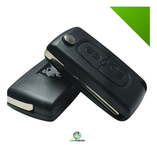 Carcasa Llave Control Peugeot 207 307 308 407 408 2 Botones