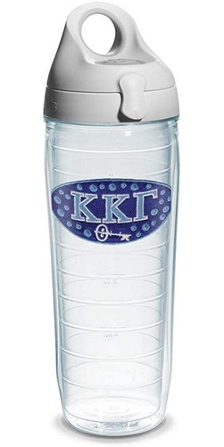 Tervis Kappa Gamma Fraternidad Botella De Agua Con Tapa 24 O