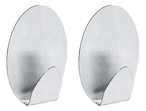 Gancho Oval Com Adesivo Metal M