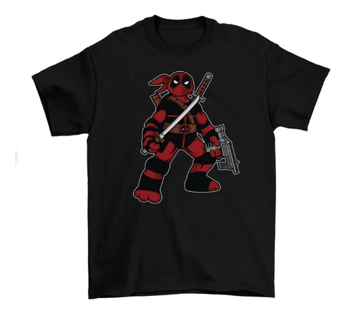 Polera Unisex Deadpool Comic Tortuga Ninja Algodon Estampado