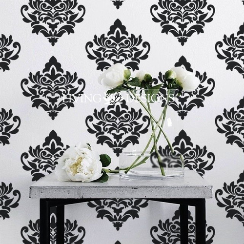 Imagen 6 de 9 de Plantilla Decorativa Living Frances 60 X 80 Gf Stencil