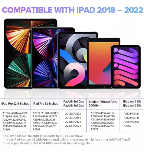 Lápiz óptico para iPad con rechazo de palma y carga rápida, lápiz activo  compatible con Apple iPad Pro (2018-2022) (11/12.9 pulgadas), iPad Air  3/4/5