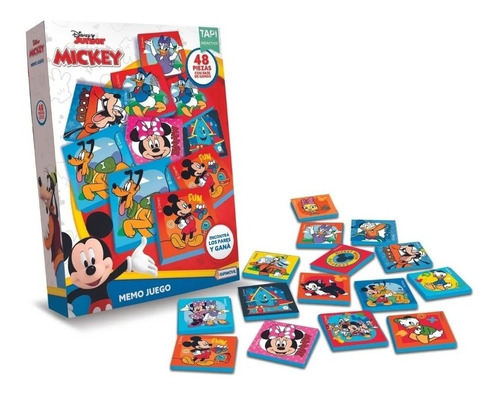 Mickey Mouse Y Amigos Memo Juego De Memoria Disney Edu