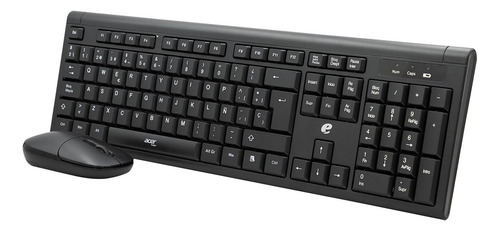 Kit Teclado + Mouse Acer Negro Ekw111