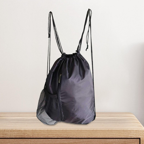 Mochila Con Cordón, Mochila Informal De Poliéster Para