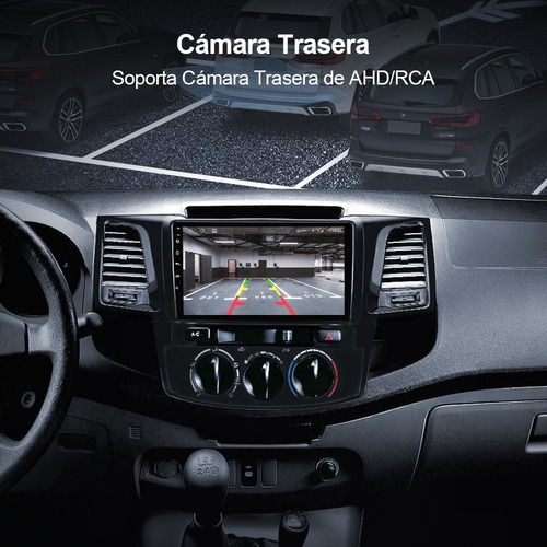 C-j Estéreo Android Para Toyota Hilux 2005-2018 Cámara Gps