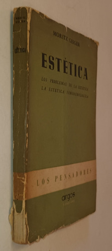 Estética- Moritz Geiger (Usado)