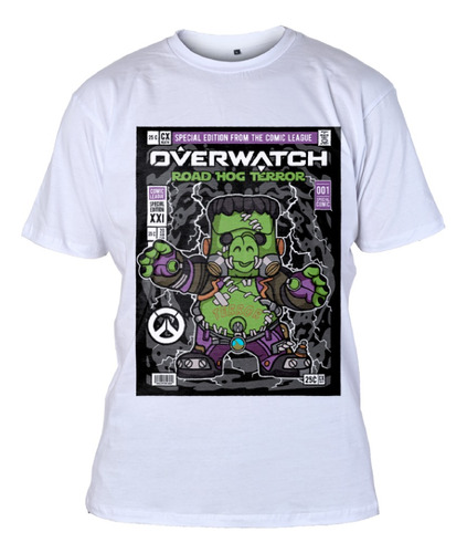 Remera Algodon Premium - 0421 Funkos 16 - Overwatch 