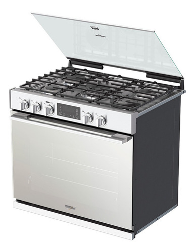 Estufa Whirlpool Empotrable 30 Acero Inoxidable Wer9000s Color Gris Tipo de conexión Gas envasado