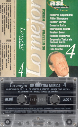 Lo Mejor De Nuestra Musica Lote Cassettes (Usado)