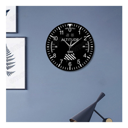Reloj De Pared Con Altímetro Que Mide La Altitud