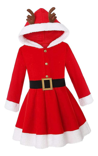 Vestido De Navidad De Alce, Disfraz De Navidad, Trajes 110cm