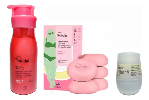 Tododia Natura Kit Crema Corporal + Desodorante + Jabones X5