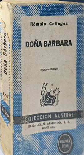 Doña Bárbara / U De Rómulo Gallegos (Usado)