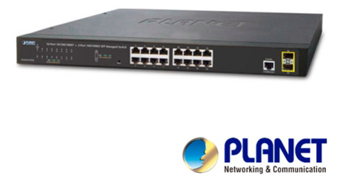 Switch Planet Gs-4210-16t2s/ Administrable-l2/l4/ 16 Puertos