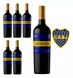 Vino Boca Juniors Xeneizes X 6bot