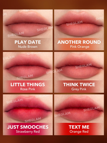 Lápiz Labial Sheglam Soft Haze Lip Blur, Impermeable, Mate P