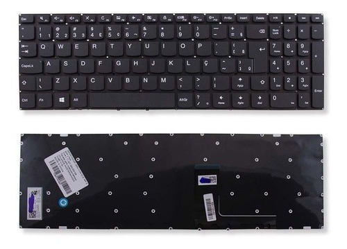 Teclado Para Notebook Genérica Ideapad 310-15 Negro