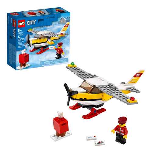 Set De Construcción Lego City 74 Piezas Avión De Correo