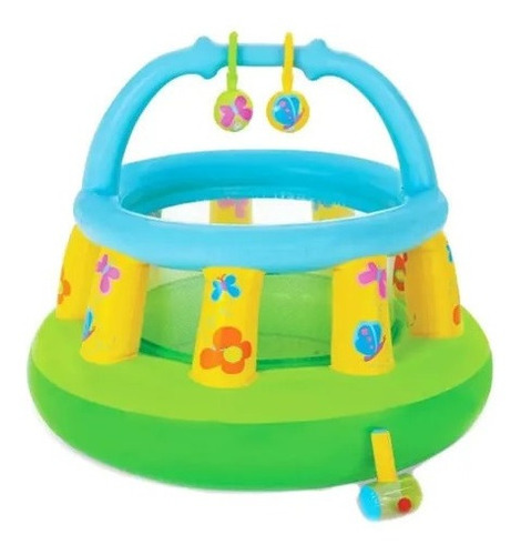 Corralito Inflable Intex My First Gym Redondo 130cm Pelotero