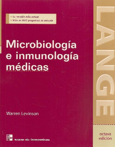 Libro Microbiología E Inmunología Médicas De Warren Levison