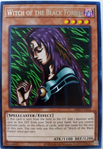 Yu-gi-oh! Tcg Witch Of The Black Forest Mrd-en116