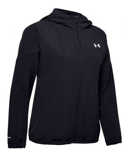 Campera Under Armour Woven Negro De Dama