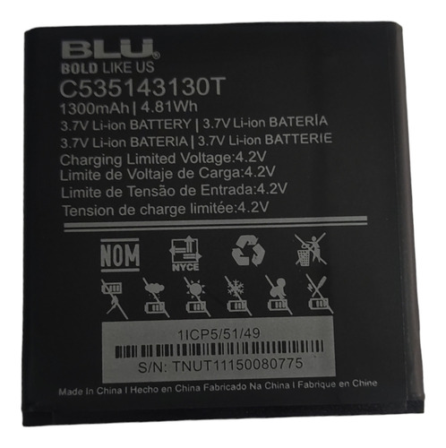 Bateria Blu L3 C535143130t 3120t A010