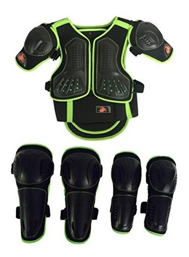 Niños Moto Armor Suit Dirt Bike Pecho Spine Protector Espal